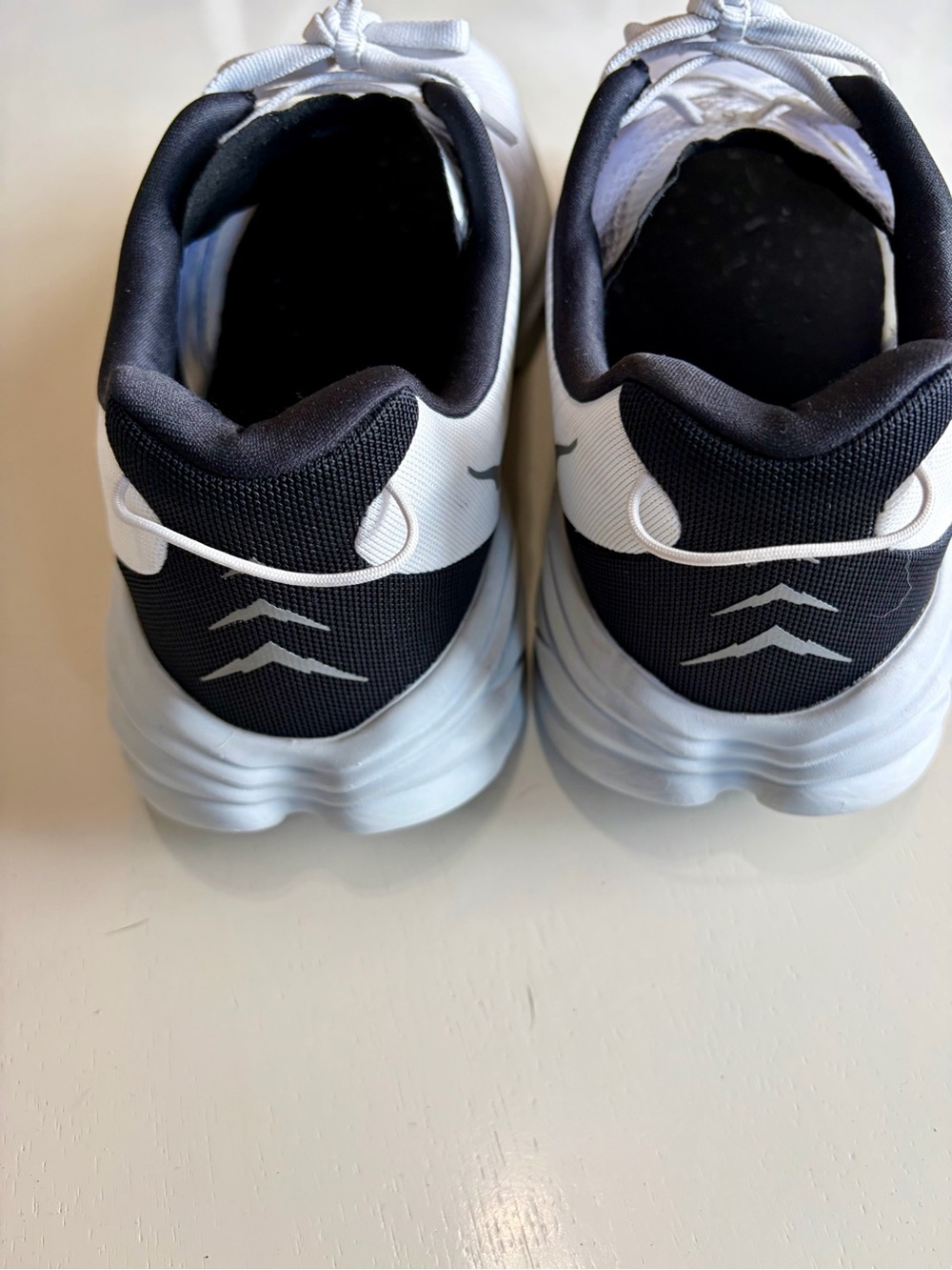 Hoka Light Grey Running Shoes size 11.5 - Picture 5 of 8